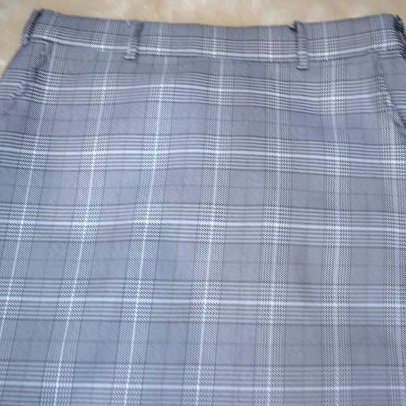 Wild Honey Gray Black Plaid Mini Skirt Size M Pockets Y2K Preppy Grunge - Picture 7 of 10